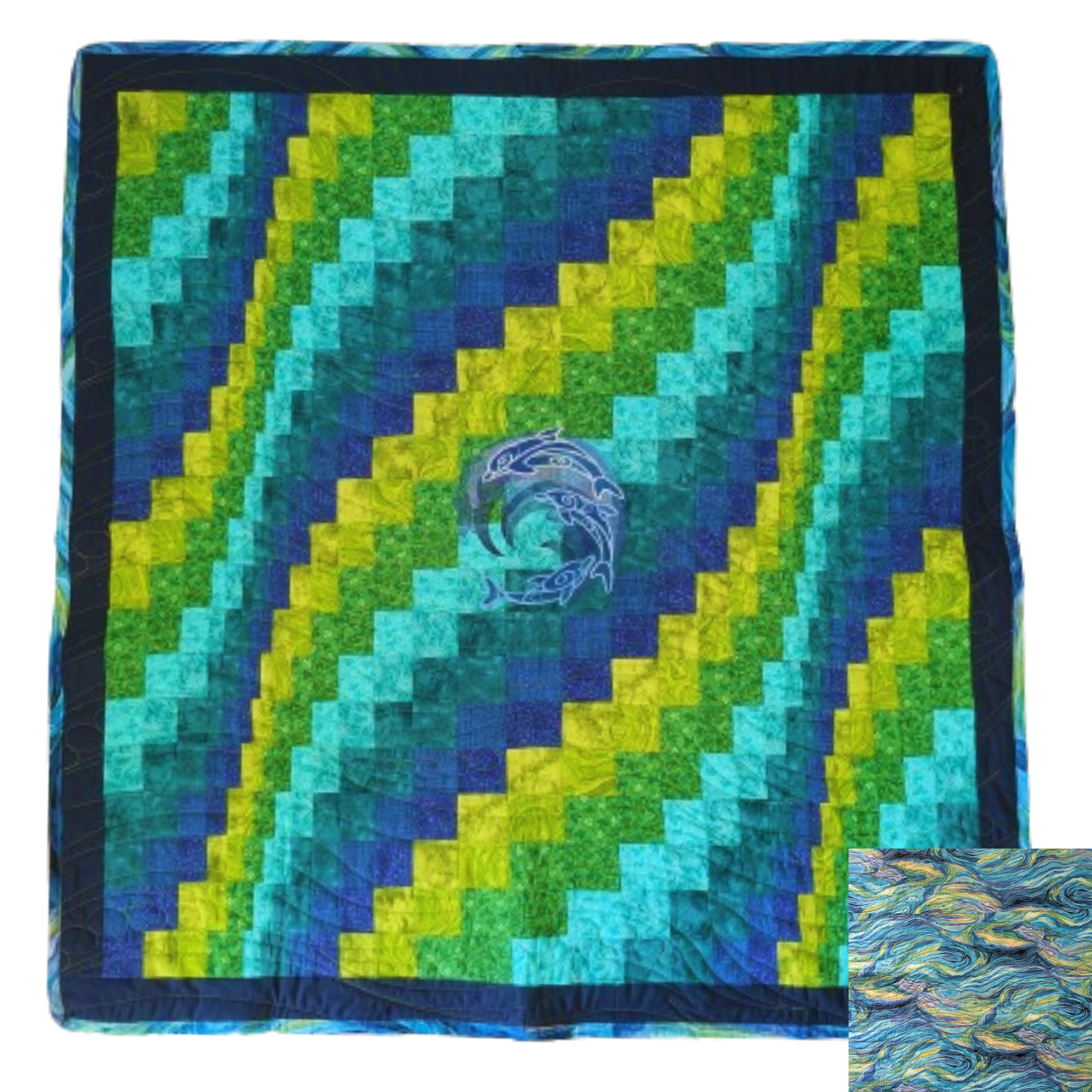 Dive Into the Sea With This Stunning Bargello Quilt!