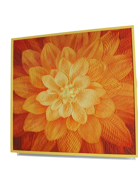 Bold. Beautiful. Breathtaking. The 3D "Dream Big" Quilted Art.