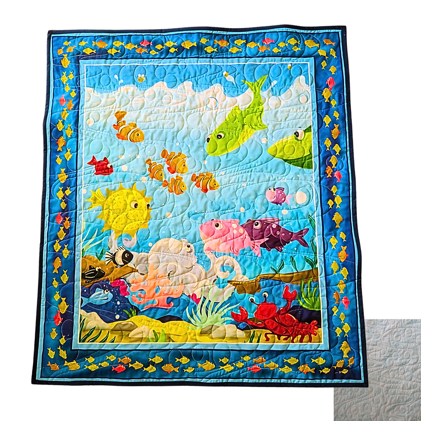 Dive Into Adventure With Our Sea Life Underwater Play Mat/Quilt