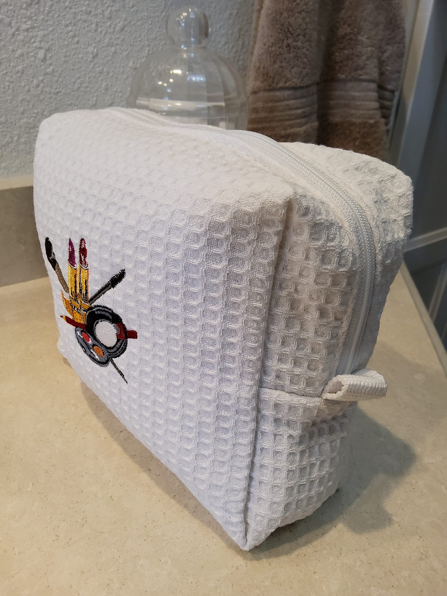 Custom Embroidered Spa/Makeup Bag