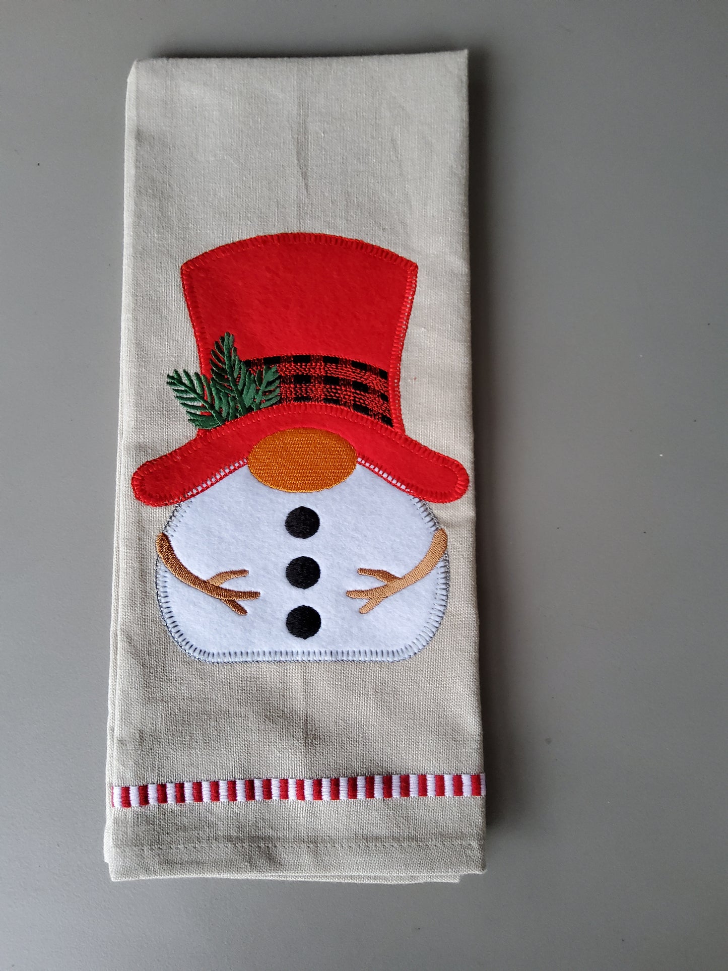 Fun and Festive Snow Gnome Dish Towel