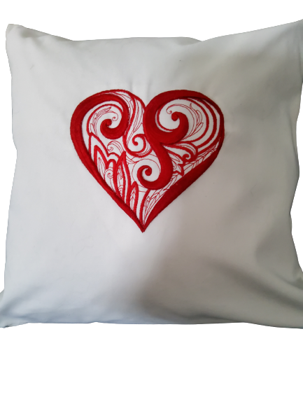 3D Valentines Heart Decorative Throw Pillow