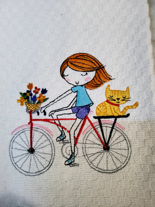 Cruising Kiddo and Cat