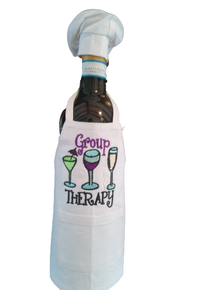Group Therapy Bottle Apron with Custom Embroidery