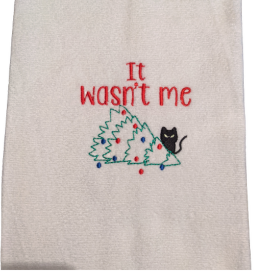 It Wasn't Me Hand Towel