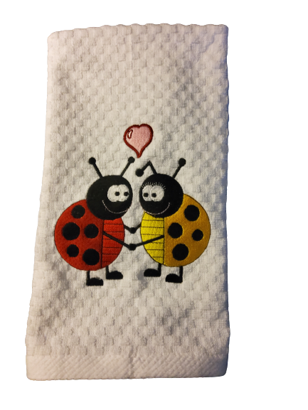 Love Bugs Kitchen Towel