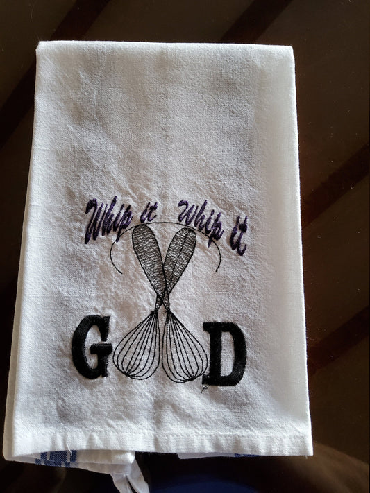 Dish Towel - "Whip it Good"