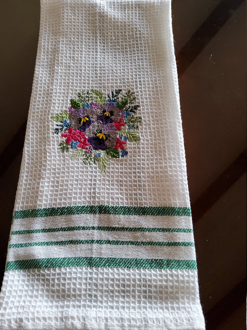 Dish Towel - "Flower Print - 04"
