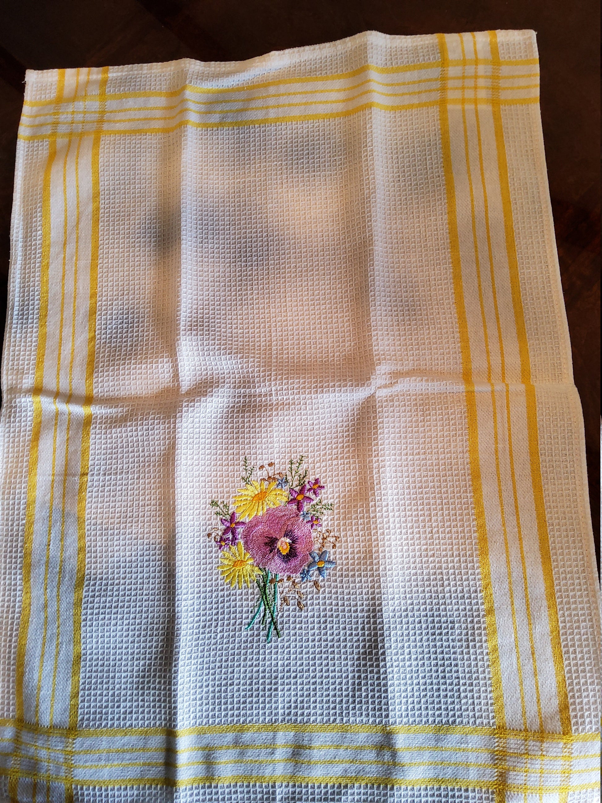 Dish Towel - "Flower Print - 05"