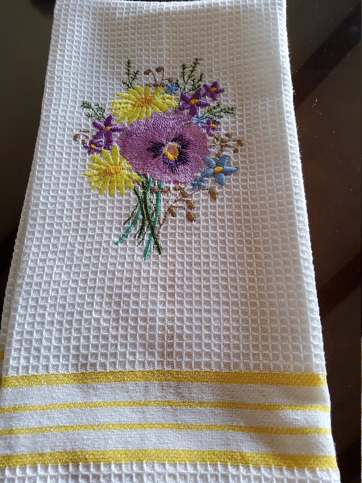Dish Towel - "Flower Print - 05"