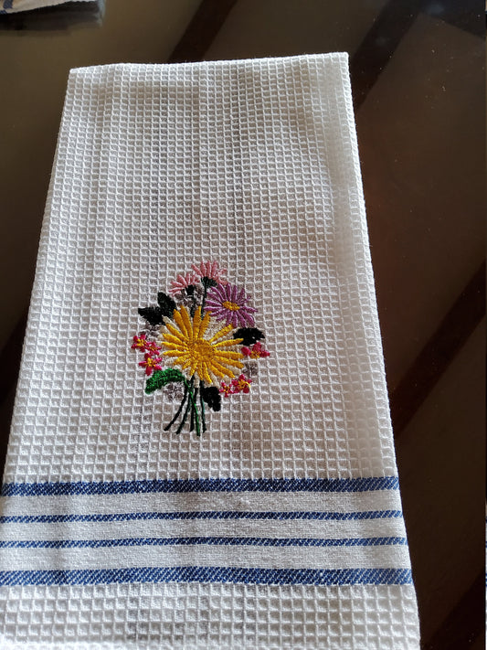 Dish Towel - "Flower Print - 03"
