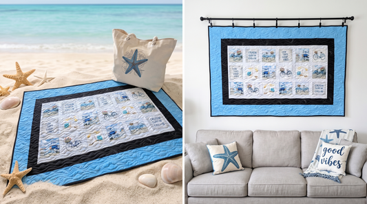 Coastal Living: Styling Your Quilt and Tote Set