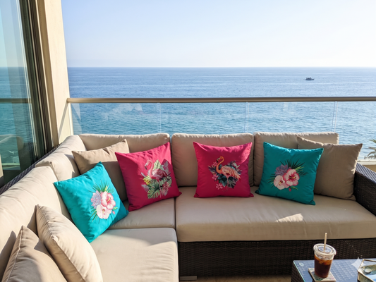 Bringing the Tropics Home: Embroidered Paradise