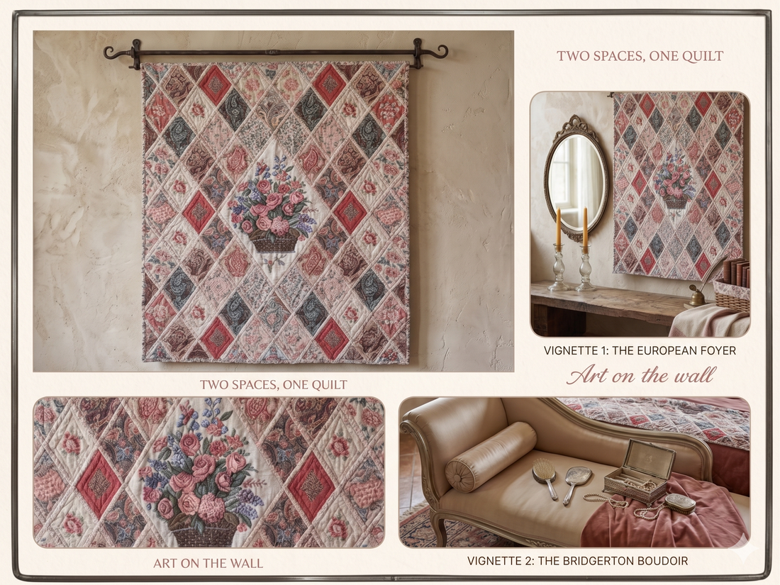 Regency Romance: Transforming Spaces with a Quilted Masterpiece