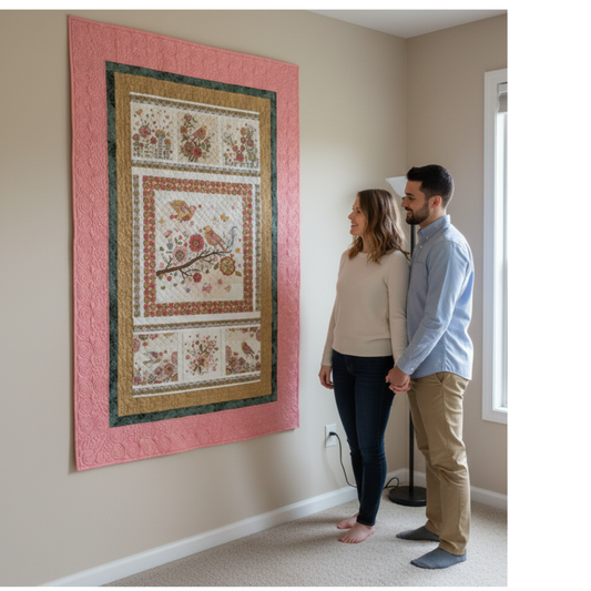 The Language of Love: Stitching the Story of Lovebirds