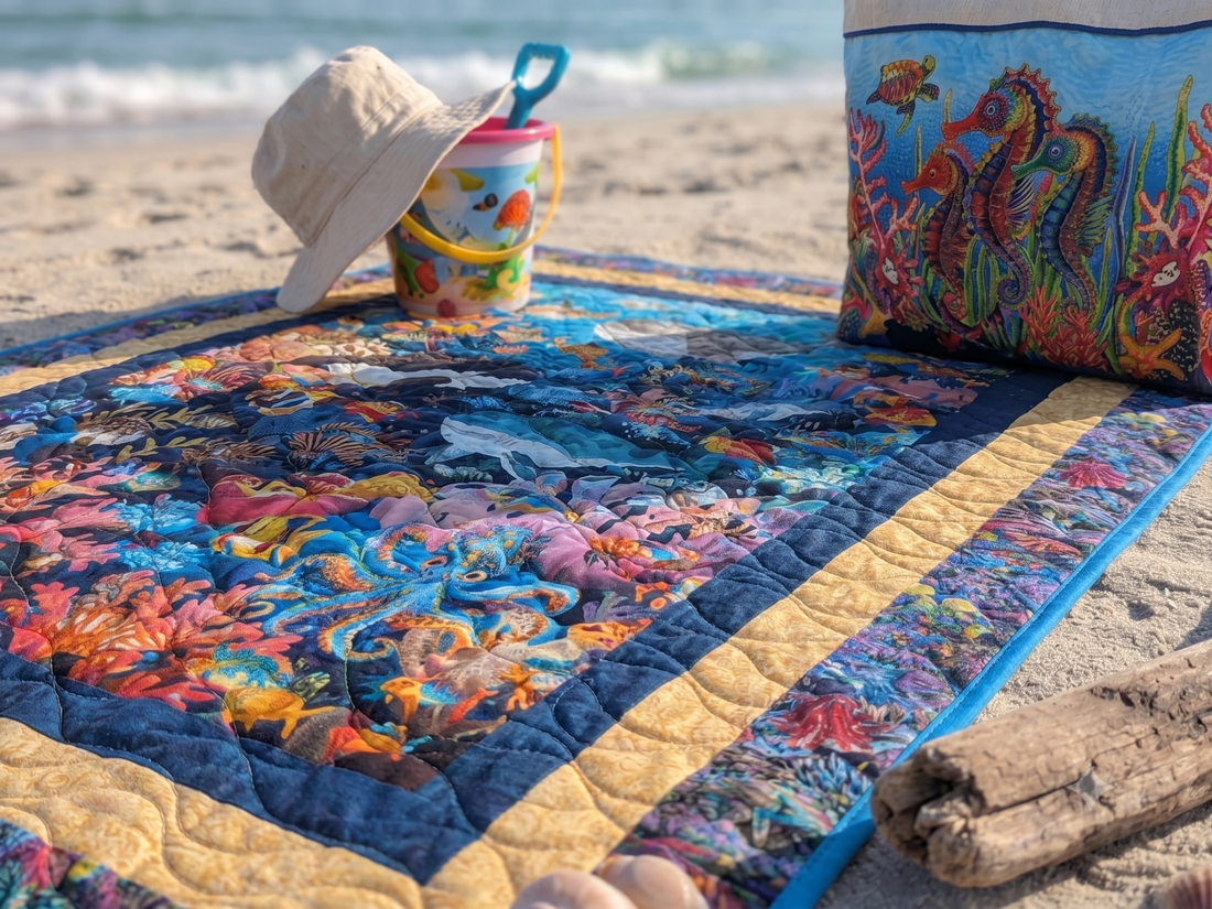 🌊 Sun, Sand, and Stitch: The Ultimate Ocean-Inspired Beach Duo! 🌊