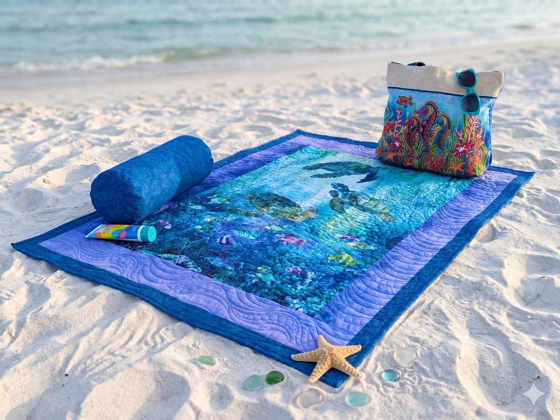 Seas the Day: The Ultimate Ocean-Inspired Beach Trio 🌊🐢
