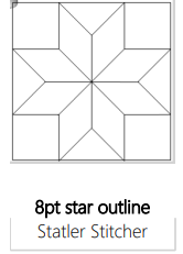 8pt Star Outline