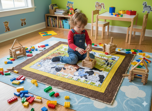 Farmyard Fun Quilt Play Mat