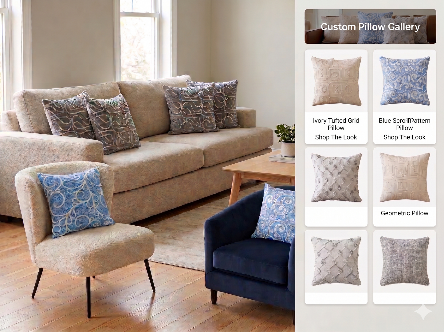 Custom Made Designer Pillows