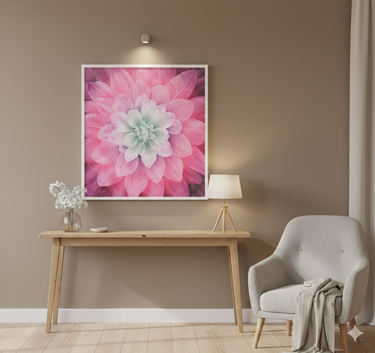 Unleash the Spectacle: "Dream Big" 3D Quilted Fiber Art