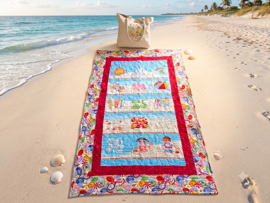 Coastal Vibes Childrens playmat and tote