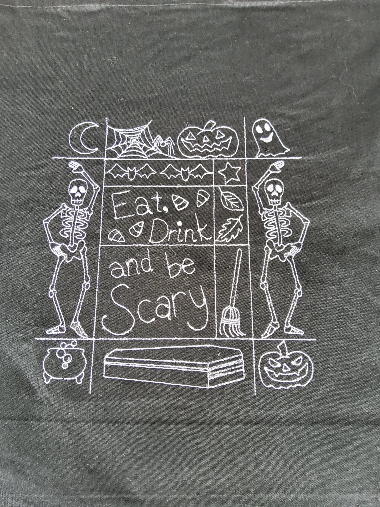 Eat, Drink, and Be Scary Halloween Tote