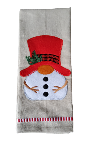 Fun and Festive Snow Gnome Dish Towel
