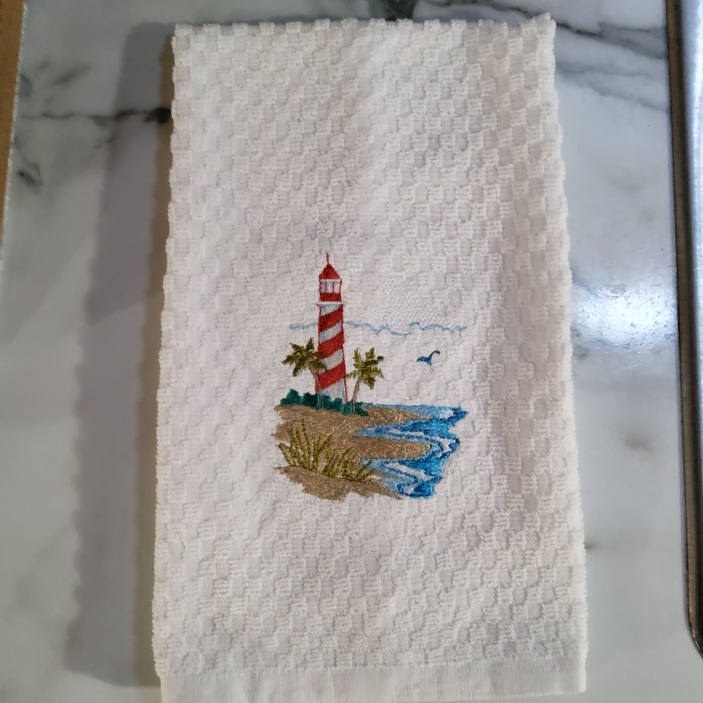 Lighthouse Kitchen or Bath Hand Towel